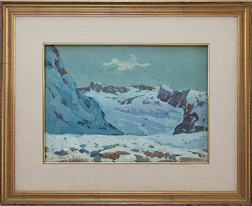 don angelo rescalli: Paesaggio montano innevato